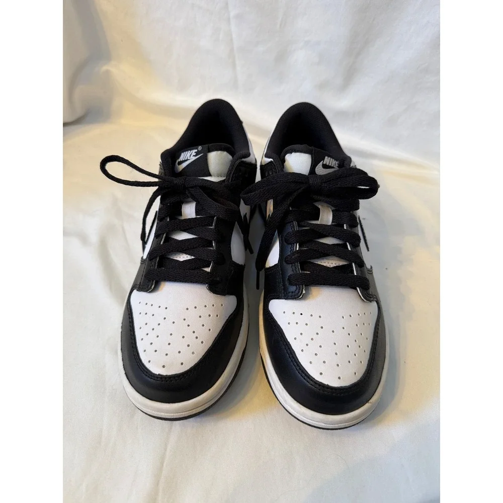 Nike Dunk Low Panda Black White GS Kids Shoes CW1590-100 Size 5Y